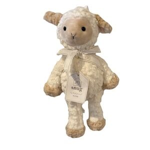 Snug Ivory Lamb Lovey Baby Toddler Stuffed Animal Best Friend Security Toy NWT